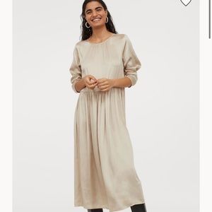 H&M light beige Calf-Length Dress
